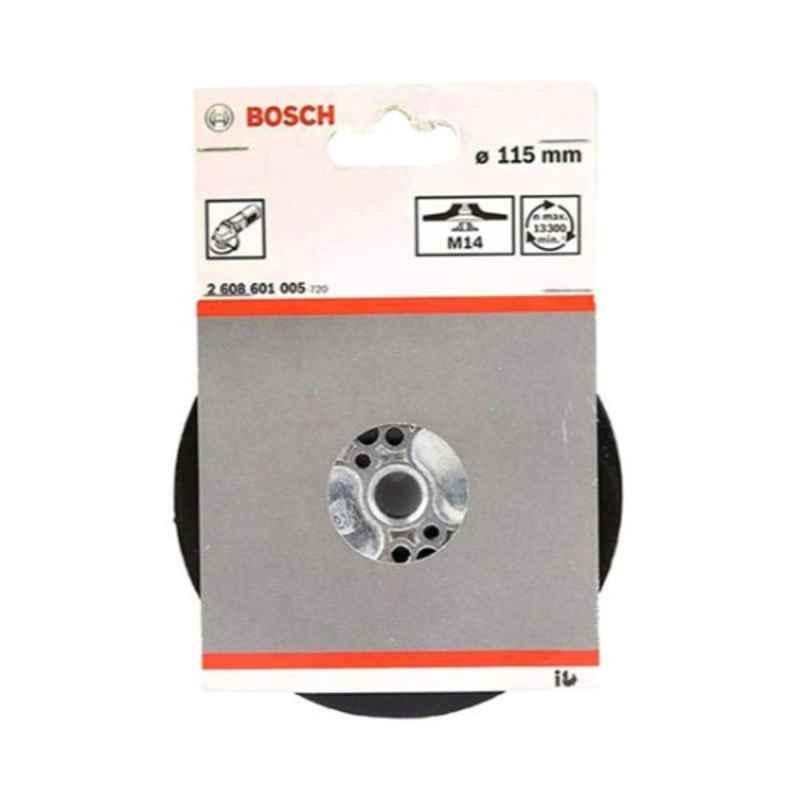 Bosch 115mm Rubber Black & Grey Backing Pad For Angle Grinders