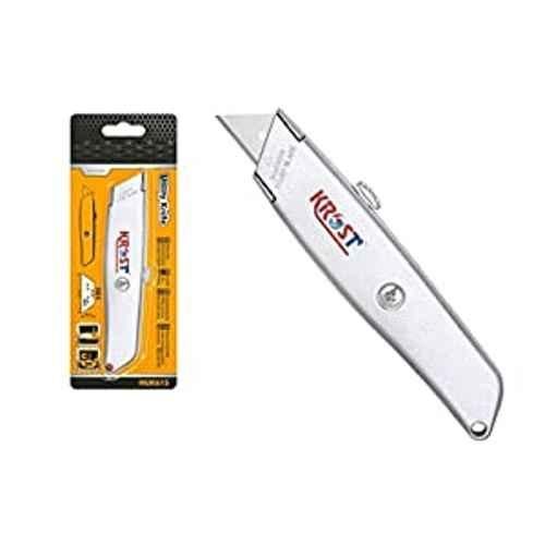 Internet's Best Premium Utility Knife | Box Cutter | Set of 2 | Retractable  blade | Rubber Handle | 2 Utility Knives included