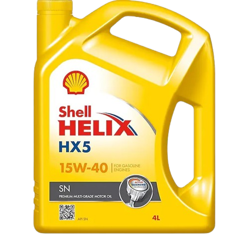 Shell 4L Helix HX5 15W-40 API SN Premium Mineral Engine Oil