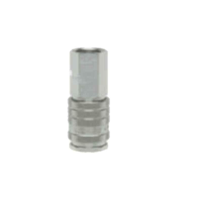 Ludecke ESI14I G1/4 Single Shut Off Industrial Quick Parallel Female Thread Connect Coupling