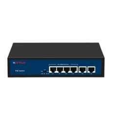 CP Plus 10/100 Mbps 4+2 PoE Uplink Switch, CP-DNW-HPU4H2-48-V2