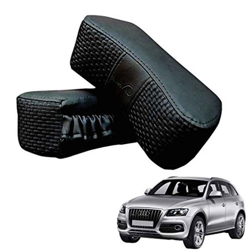 Kozdiko 2 Pcs Memory Foam Black Luxurious Neck Rest Set for Audi Q5, koz_17697