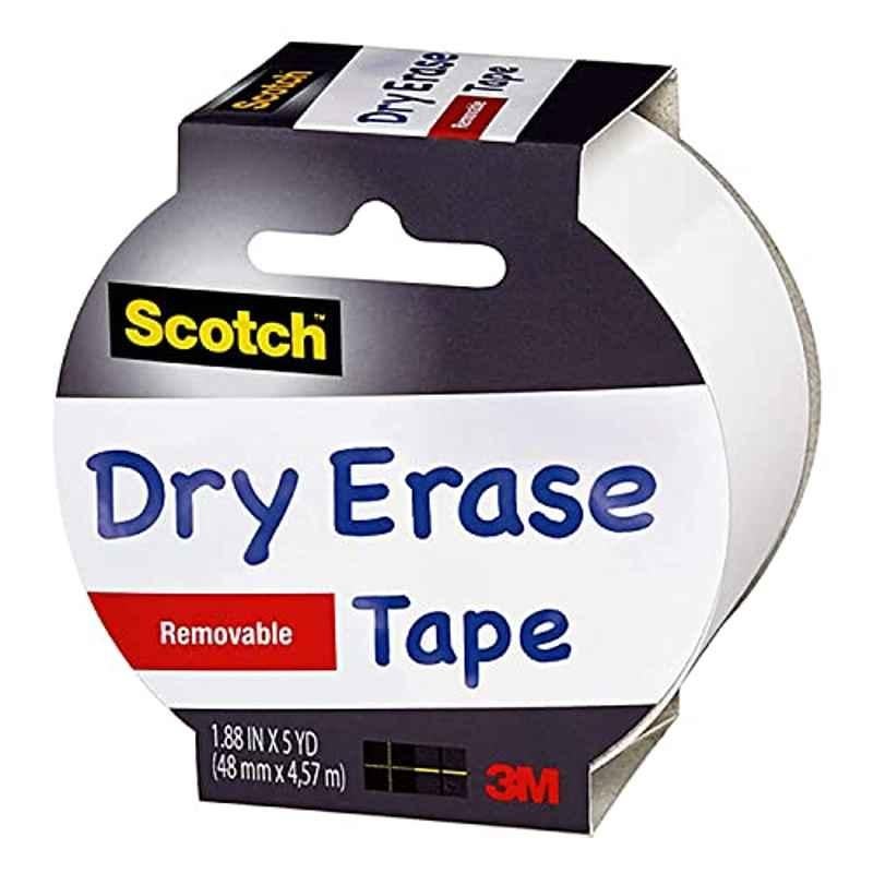 3M 1.88 inch 2 Yard White Dry Erase Tape