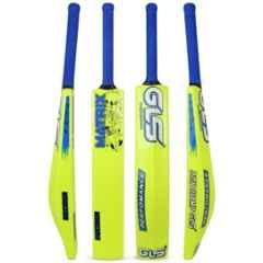 GLS 3 Pcs 73cm Plastic Neon Cricket Stump with 2 Pcs Bails & Base Stand