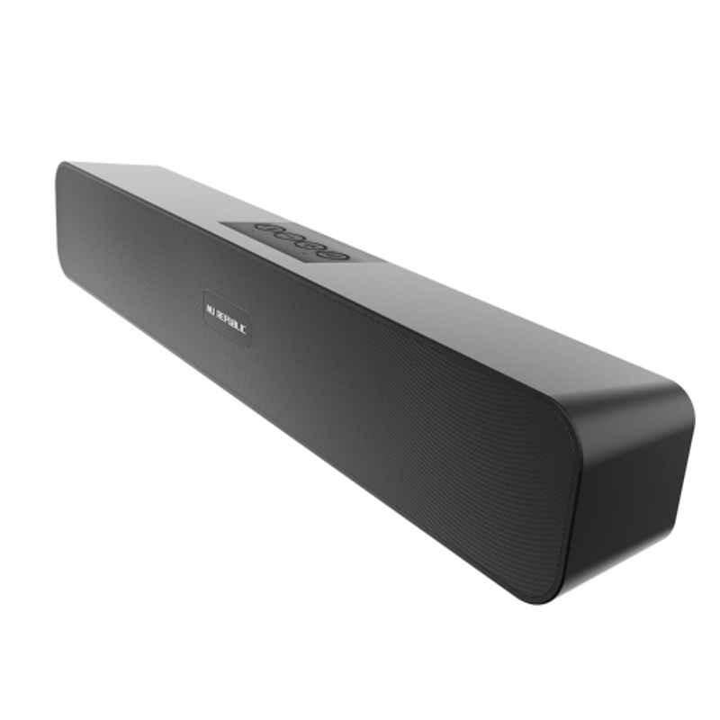 Nu Republic Soundbar 20 20W 52mm Black Bluetooth Speaker with 12 hrs Playback Time