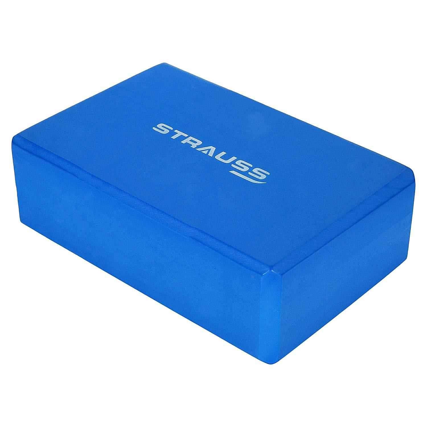 Strauss Yoga Block, (Blue) ( ST-1420 ) at Rs 172/piece