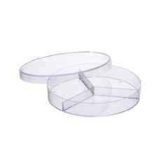 Abdos 380Pcs 3 Compartment Vented Aseptic Petri Dish, P10920