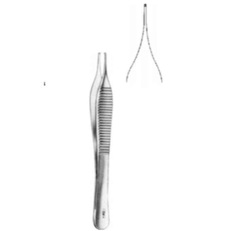 Alis 12cm/ 5 inch Micro-Adson Tissue 1: 2 Teeth, A-GEN-220-12