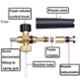 Krost Pressure Washer Gun | Foam Lance | Foam Cannon Adjustable Jet Wash Quick Release 5 Pressure Washer Nozzles. (Foam Spray Gun With 5 Nozzles)