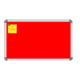 Nechams Notice Board Deluxe Combo Color Red NBRED43UF