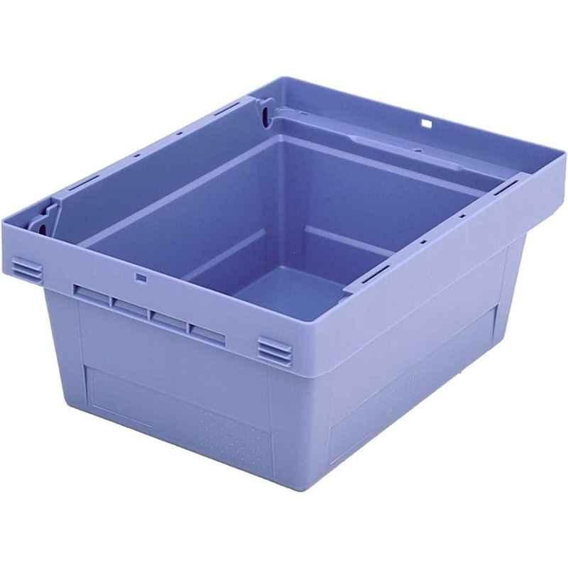 Bito 400x300x173mm 14kg Virgin Plastic Dove Blue Storage Containers, 6-15864