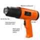 Eposch EP-102 1800W Orange Heat Gun for Shrink Wrapping, Packing & Paint Removal