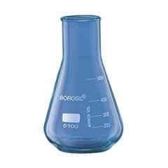 Borosil 250ml Wide Mouth Erlenmeyer Conical Flask, 5100021