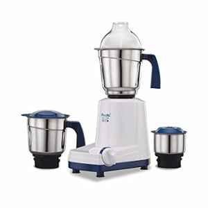 Preethi Eco Chef Neo MG199 500W Violet & White Stainless Steel Mixer Grinder with 3 Jars