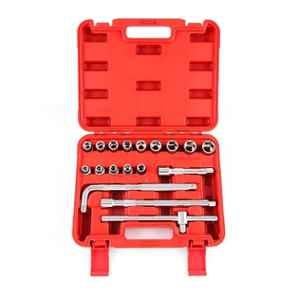 Freemans 18 Pcs 1/2 inch Chrome Vanadium Steel Hex Sockets Set with 1 Year Warranty, SSH-18