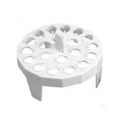 Abdos 4Pcs 16 Slots White Floating Rack for Micro Centrifuge Tubes, P20225