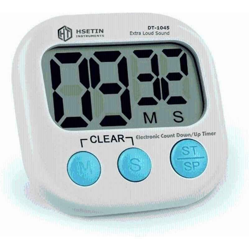 HSETIN DT-1045 ABS Digital Kitchen Timer with Magnetic Clamp & Loud Sound