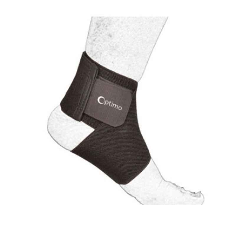 Optimo Neoprene Black Ankle Support Binder, 221-00196, Size: S