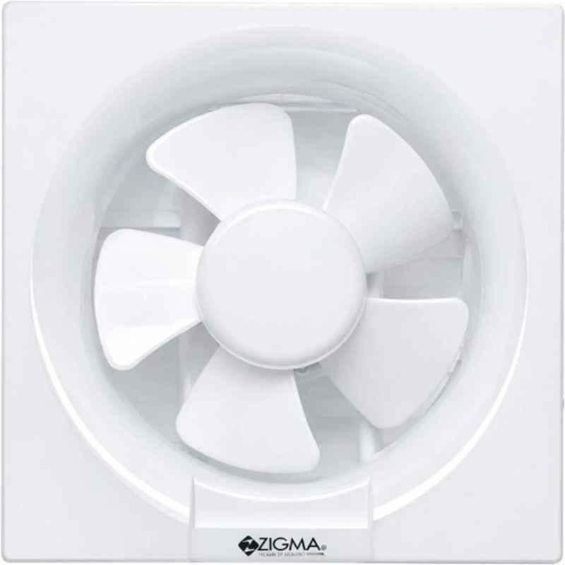 Zigma VentilAir 45W PVC White Exhaust Fan, Sweep: 250 mm