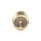 Europa 17.8mm 14 Pin Antique Brass Feather Touch Press Button Cylindrical Lock, D120