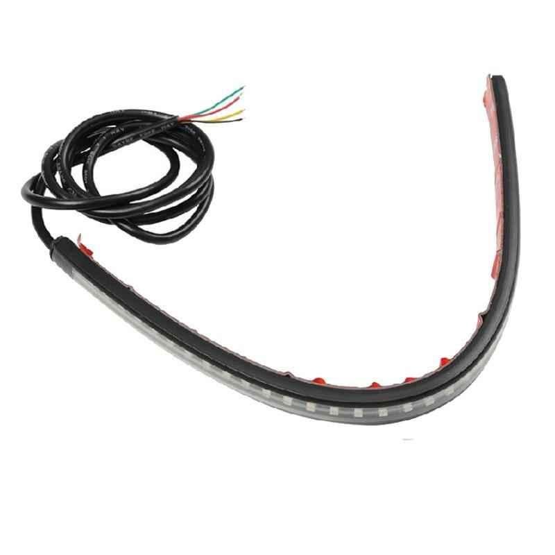 Love4ride 8 inch Soft Rubber Flexible LED Strip Brake Light with Turn Signal Indicators for All Bikes