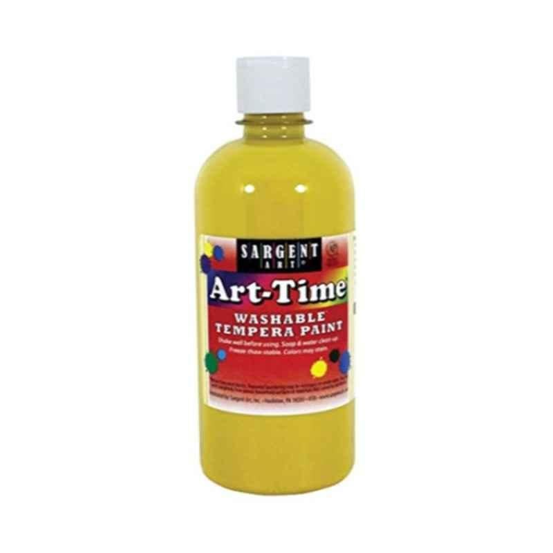 Sargent Art 16 Oz Yellow Washable Tempera Paint, 17-3402