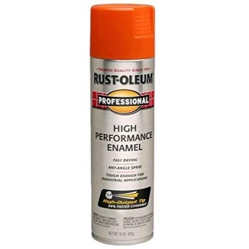 Rust-Oleum 15 fl oz Orange 7555838 Semi Glossy High Performance Spray Paint