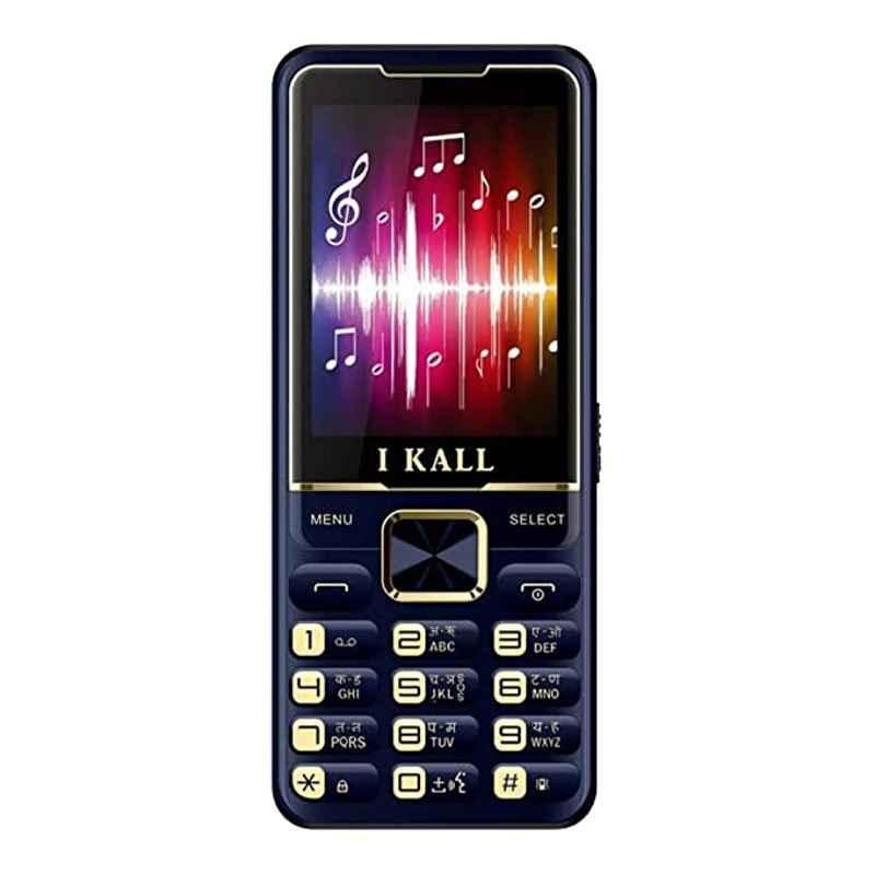 I Kall K20 Pro 2.4 inch Blue Dual Sim 4G Feature Phone with Call Recording & King Voice
