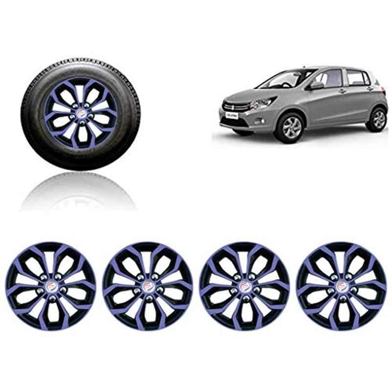 Auto Pearl 4 Pcs 13 inch ABS Violet & Black Car Wheel Cover Set for Maruti Suzuki Celerio