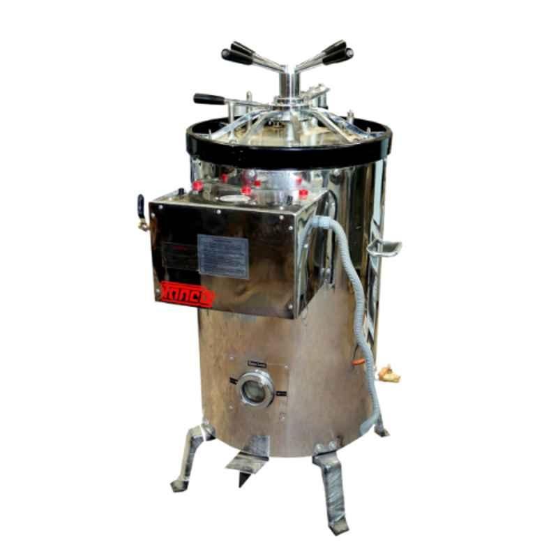 Tanco PLT-101 3kW 50L Stainless Steel Vertical Autoclave with Wing Nut, ACV-3