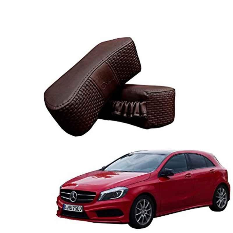 Kozdiko 2 Pcs Memory Foam Cola Neck Rest Cushion Pillow Set for Mercedes Benz A-Class