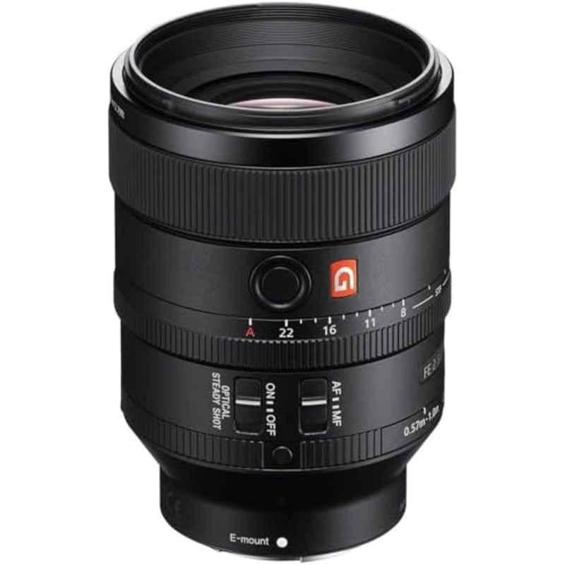 Sony SEL100F28GM 100mm F2.8 Black Medium Telephoto Fixed Prime Camera Lens, SEL100F28GM SYX