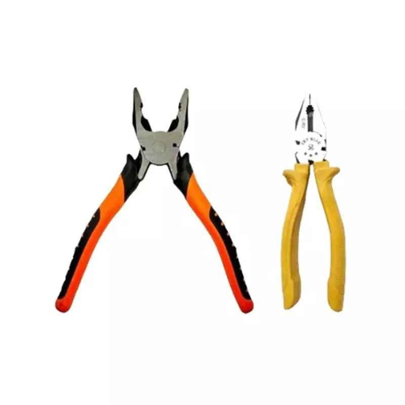 Sky Blue 2 Pcs 7.8 inch Lineman Plier Combo, SBE_PLIER_COMBOS_COMBO_379