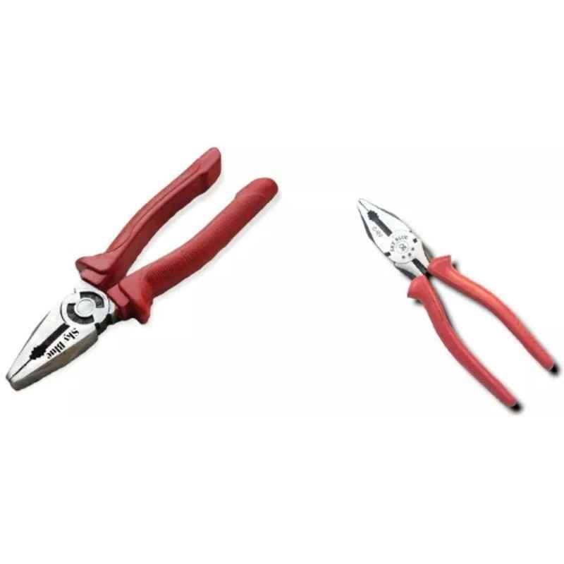 Sky Blue 2 Pcs 7.8 inch Lineman Plier Combo, SBE_PLIER_COMBO_MOD_00441
