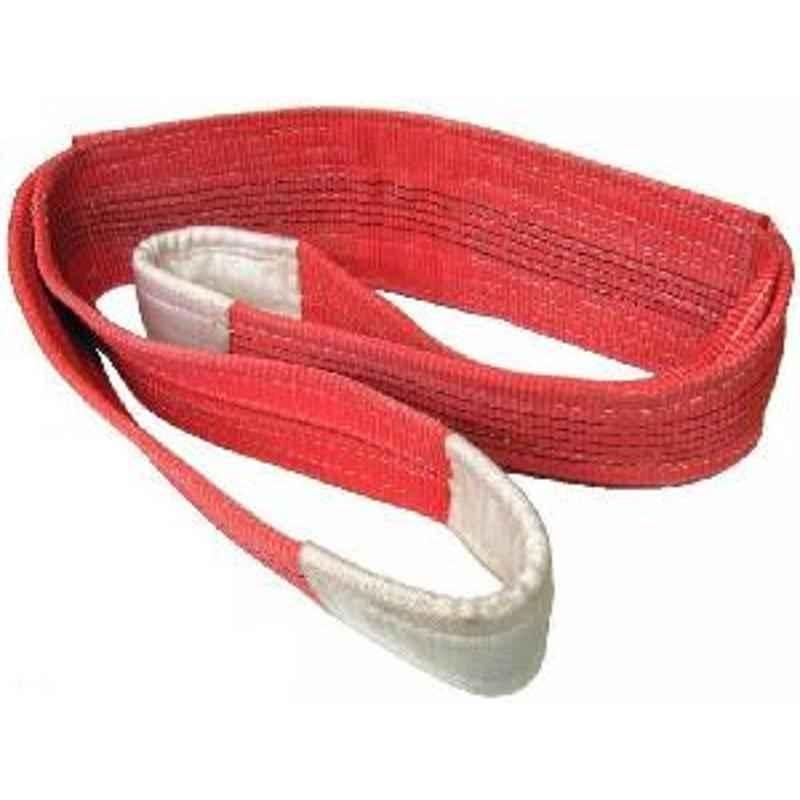Ferreterro 5 Ton 6m Red Double Ply Flat Polyester Webbing Sling