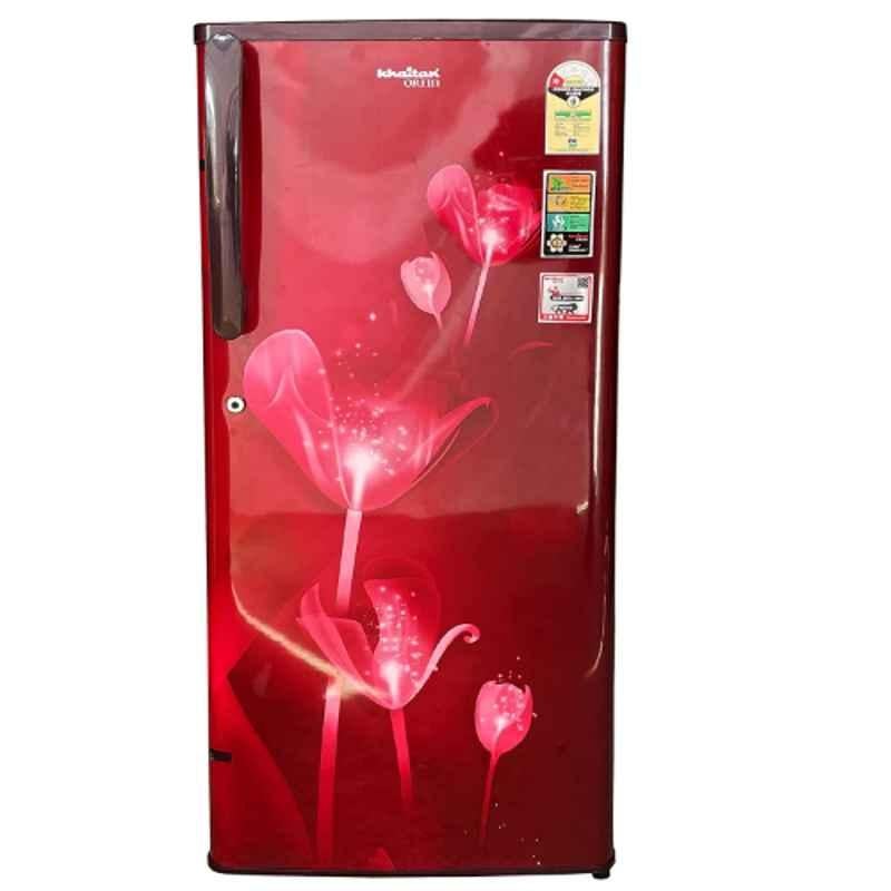 Khaitan Orfin KO222SF1S 215L Red 1 Star Direct Cool Single Door Refrigerator