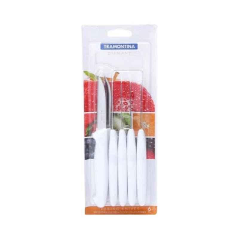 Tramontina 6Pcs Stainless Steel Diamant Paring Knife Set, 7891112180215