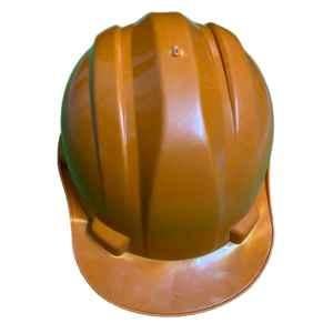 Ladwa ABS HDPE Orange Heavy Duty Superior Nape Safety Helmet, LSI-Helmet-ONP1
