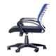 Regent Boom Net & Metal Black & Blue Mesh Chair
