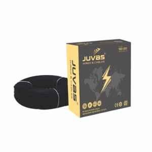 JUVAS 2.5 Sqmm 90m Black FR PVC Insulated Multistrand Copper Wire