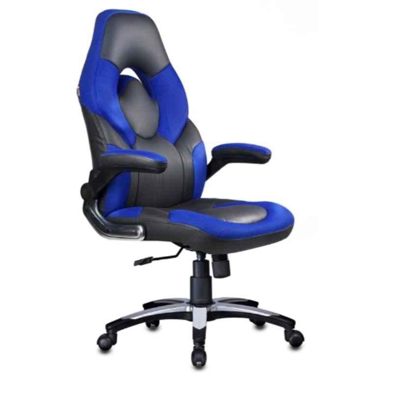 Modern India Seating Leatherette Blue & Black High Back Gaming Chair, MISG3