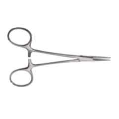 Forgesy 8 inch Stainless Steel Silver Counterfeiting Mosquito Arterial Straight Clamp, FORGESY272
