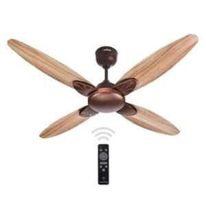 Activa Lotus 28W 380rpm 4 Blade Rose Wood BLDC Ceiling Fan with Remote & 5 Years Warranty, Sweep: 1200 mm