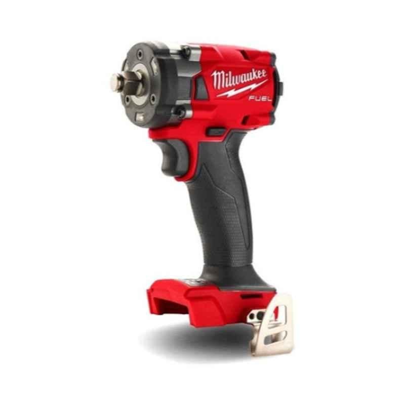 Milwaukee 18V 124mm Cordless Fuel Compact Impact Wrench with Friction Ring, M18FIW2F38-0X