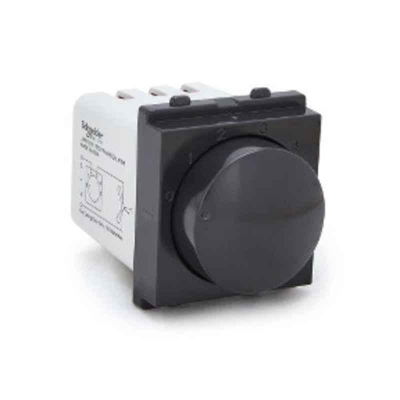 Schneider Opale 2 Module Coke Grey Step Type Fan Regulator, AAKY3200 (Pack of 5)