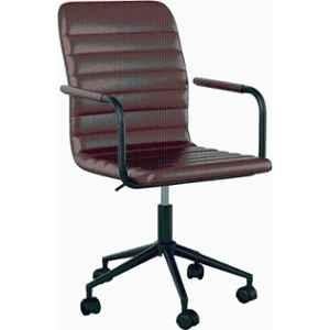 Sun Office Furniture SOF-REV-08 Leatherette Brown Medium Back Executive Chair