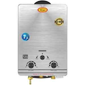 Surya 2000W 7.5L Stainless Steel Silver Copper Tank Instant Gas Water Heater