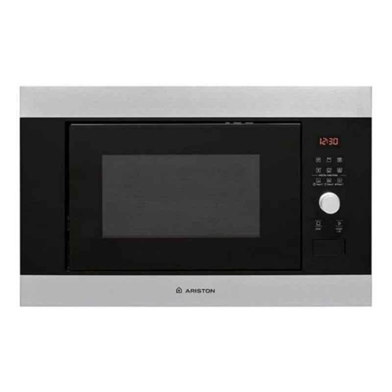 Ariston 1000W 25L Stainless Steel Silver Microwave Oven with Grill, MF25GUKIXA