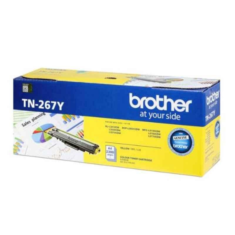Brother TN 267Y Yellow Toner Cartridge