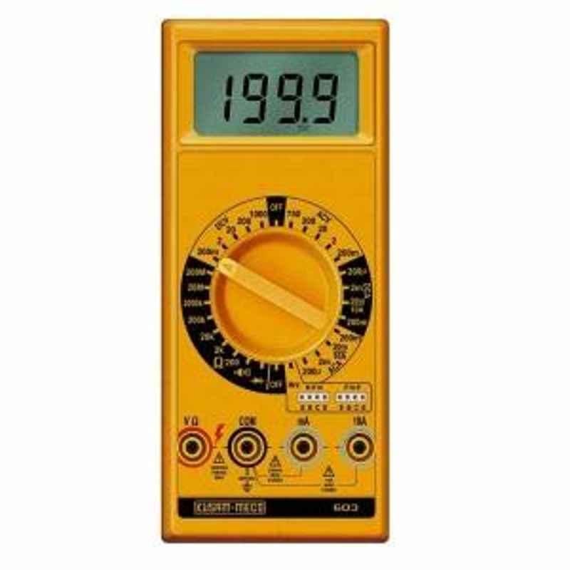 Meco 603 Digital Multimeter AC Voltage Range 200mV to 750 V